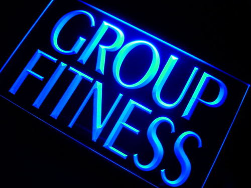 Group Fitness Gym Centre Neon Light Sign